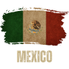 Grunge Mexico Flag, I Love Mexico