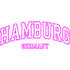 Hamburg Neon Pink Lettering Germany