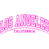 Los Angeles Neon Pink Lettering