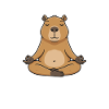 Inspirer Expirer Être Capybara - Yoga