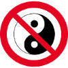 Forbidden Yin Yang: anti-balance symbol