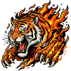 Flames Tiger: Burning Hunt