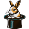 Bunny from the top hat