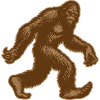 Sasquatch Bigfoot Walking 
