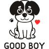 Good Boy – Cute Dog Motif