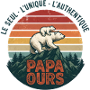 Papa Bear Mountain Retro Sun