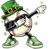 Baseball Leprechaun St Patrick’s