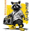 Raccoon Beats - Hip Hop Boombox Style