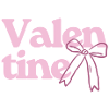 Valentine Bow Pink