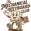 Mechanical Keyboard Club – Retro Mascot Design