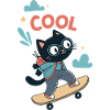 Skater Cat
