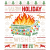 Herzliche Weihnachtsgrüße, hässliches Weihnachtsfe