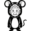 Karnevalsmuffel Maus