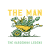 dad the man funny gardening