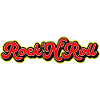 Retro rock 'n' roll-typografi
