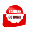 Yankee Go Home Contrast Logo