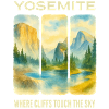 Yosemite: Peaks and Sky