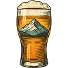 Mountain in Glass Mountain Beer Art