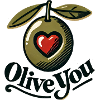 Olive You Heart Retro Emblem