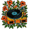 Botanical Vinyl Turntable
