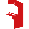 Game: Retro Arcade Art in Red