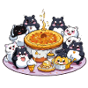 Kawaii Panda Pizza Fest