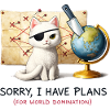 Evil Cat World Domination Plans