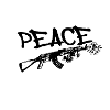 Peace Gun Blossoms Graffiti