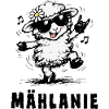 Mählanie – Funny Sheep Pun Design
