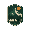 Stay Wild Bergwald Patch