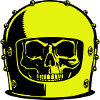 Skull Helmet Popart