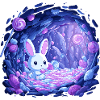 Sugar Cave Bunny in Candy Light