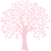 Silhouette icône Arbre Jumbo rose imprimé