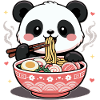 Ramen Mignons Kawaii Panda