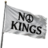 No Kings Flag Peace Symbol