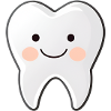 Happy Tooth Cartoon Motif