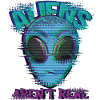 Weird Isn't Real Alien Glitch