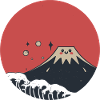 Mount Fuji Red Smile