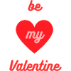Be my Valentine Heart Design