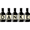Dankeschön Danke Weinflaschen