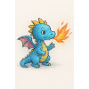 Blue Dragon Spark Breathfire