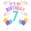7 år pige Det er min fødselsdag Børn fødselsdag