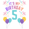 5 år pige Det er min fødselsdag Børn fødselsdag