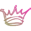 Gradient Crown Sketch