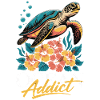 Sea Turtle Ocean Addict Design