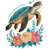 Sea Turtle Ocean Addict Design