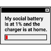 Mit sociale batteri er på 1%