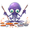 The Algae Octopus Chef