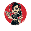 Social Rebel Punk Caricature