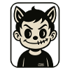 Stichwolf Maskottchen